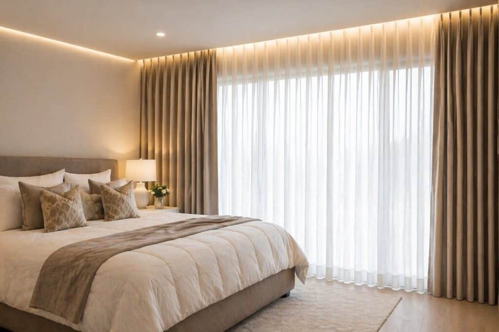 curtains sheers cairns bedroom