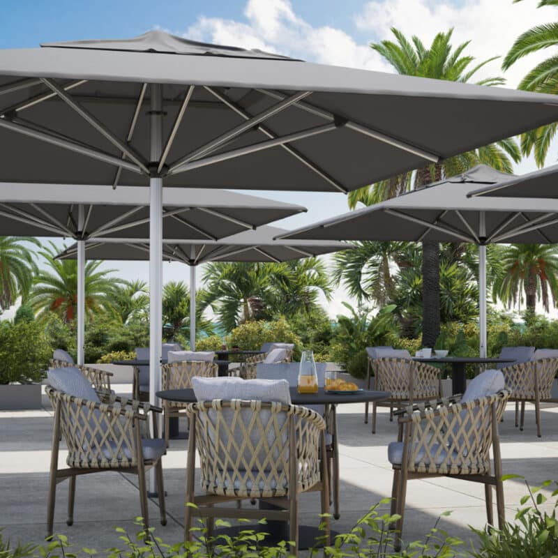 SU10 commercial centre pole umbrella outdoor dining