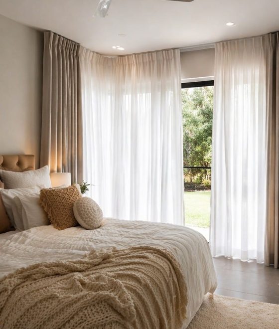 custom curtains sheers cairns