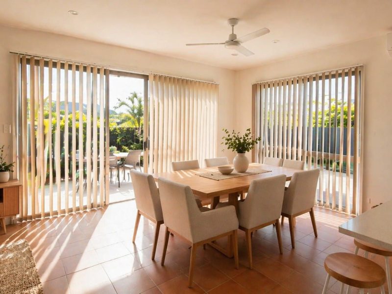 vertical blinds cairns minimalist